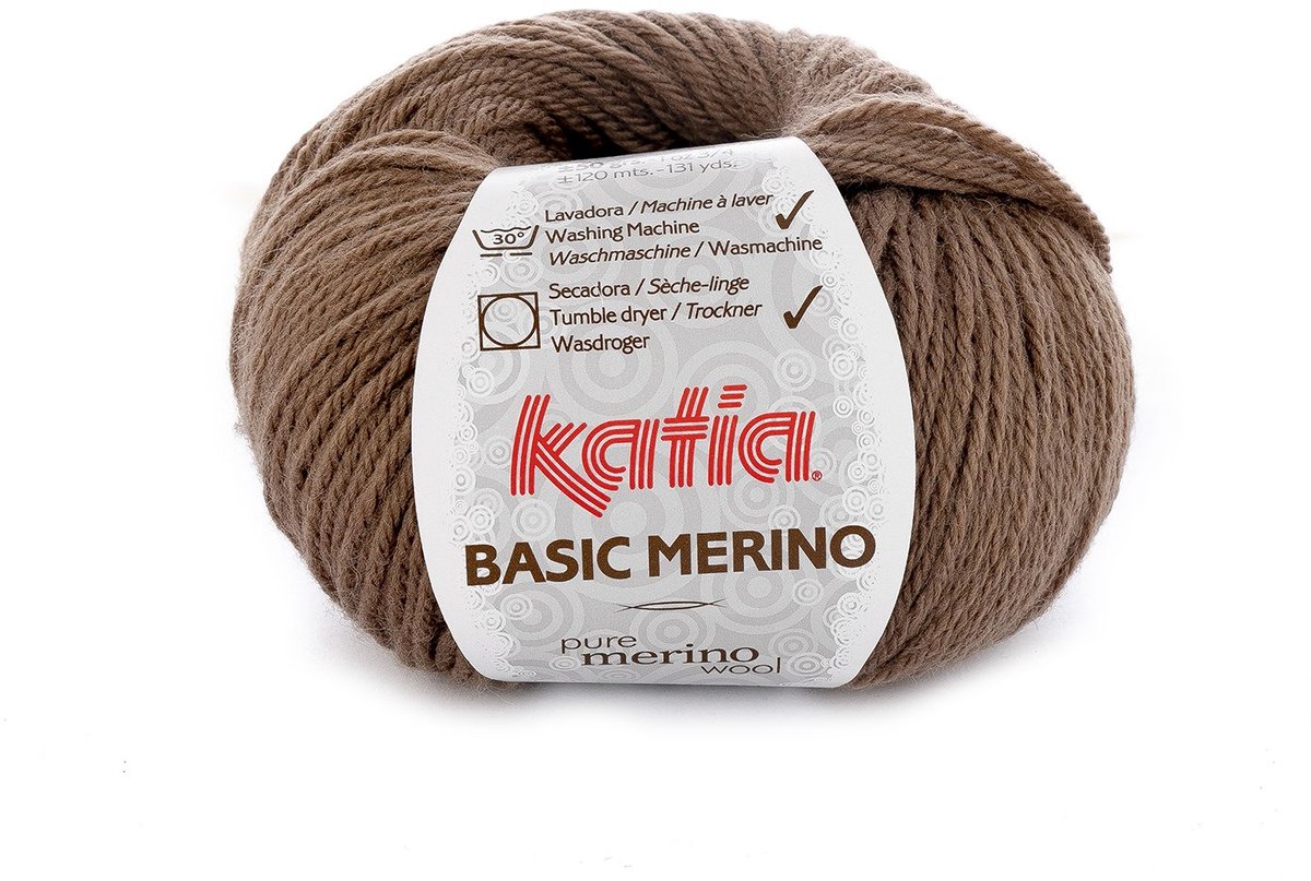 Katia Basic Merino - 68 reebruin - Wol/Acryl Garen