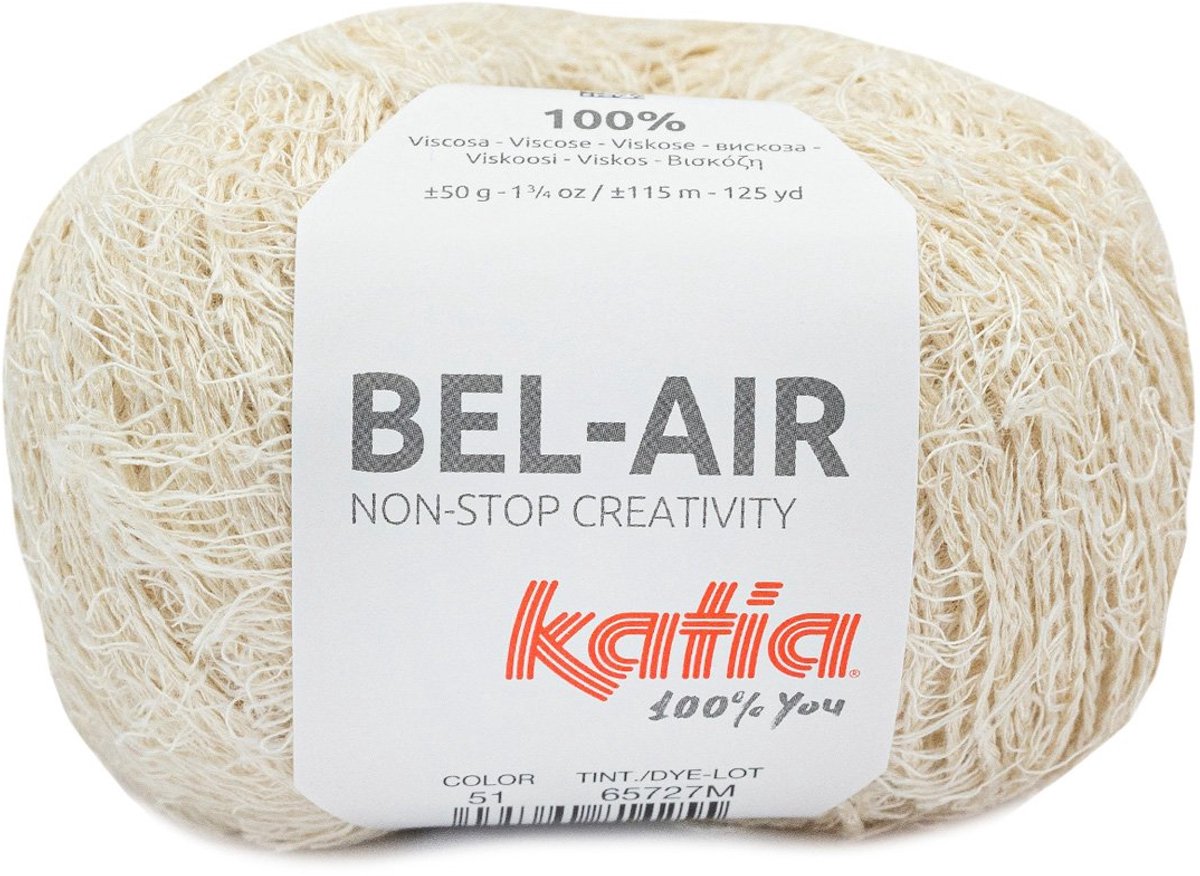 Katia Bel-Air - 51 lichtbeige - Viscose Fantasiegaren
