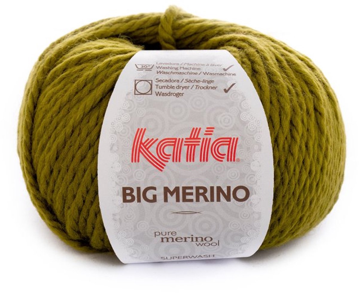Katia Big Merino - 18 pistachegroen - Wol/Acryl Garen