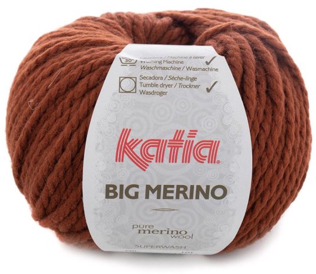 Katia Big Merino - 49 terrabruin - Wol/Acryl Garen