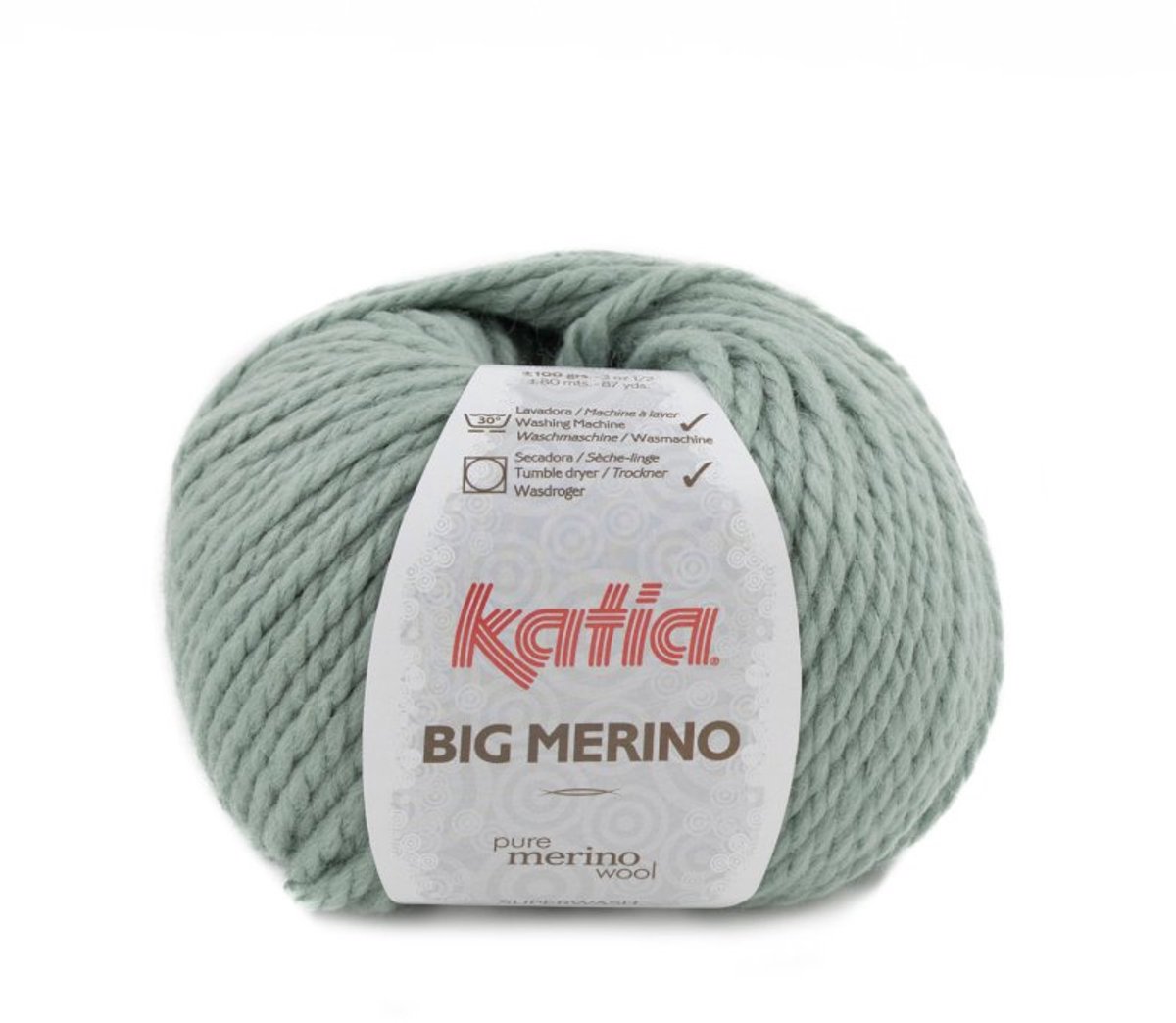 Katia Big Merino - 52 saliegroen - Wol/Acryl Garen