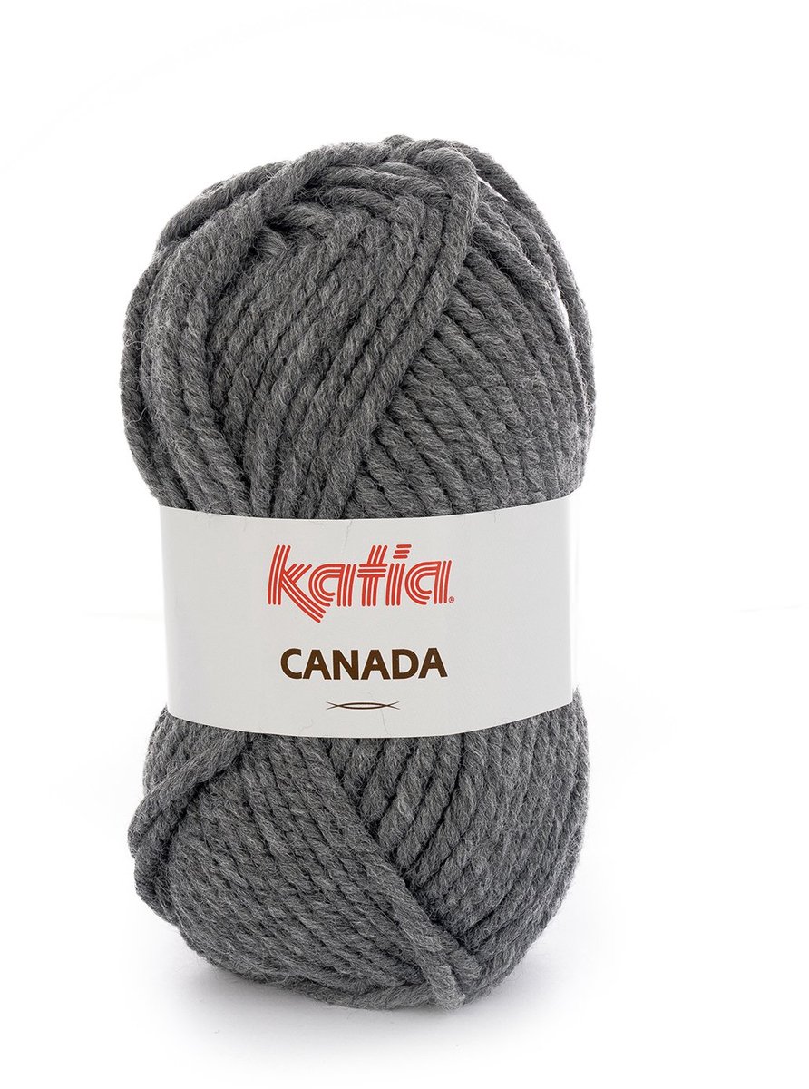 Katia Canada - 12 donkergrijs - Acryl Garen