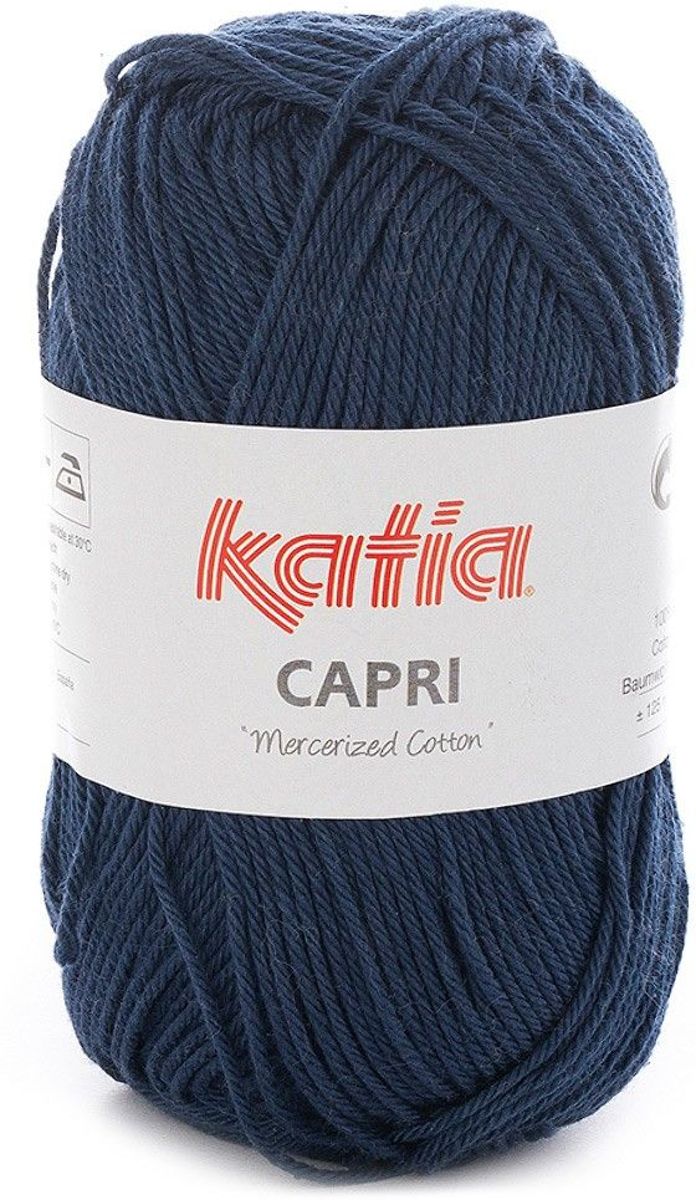 Katia Capri Katoen Garen - 82066 Donker Blauw