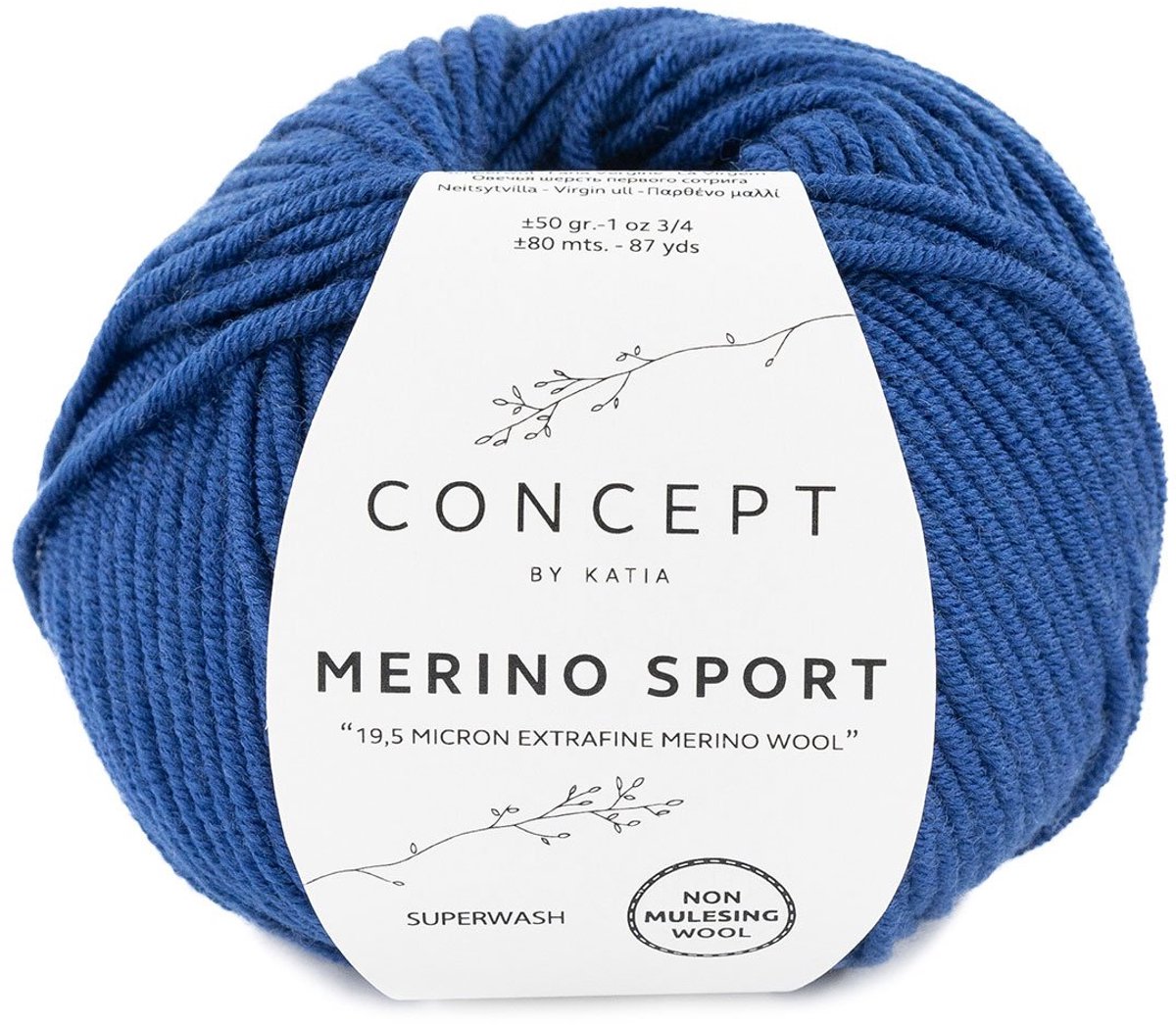 Katia Concept Merino Sport - 51 blauw - Wol Garen