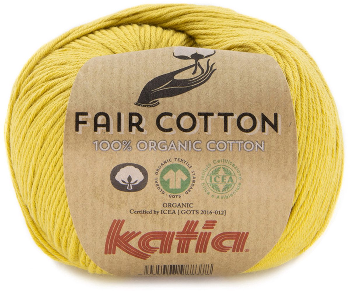 Katia Fair Cotton - 47 mosterdgeel - Biologisch Katoengaren