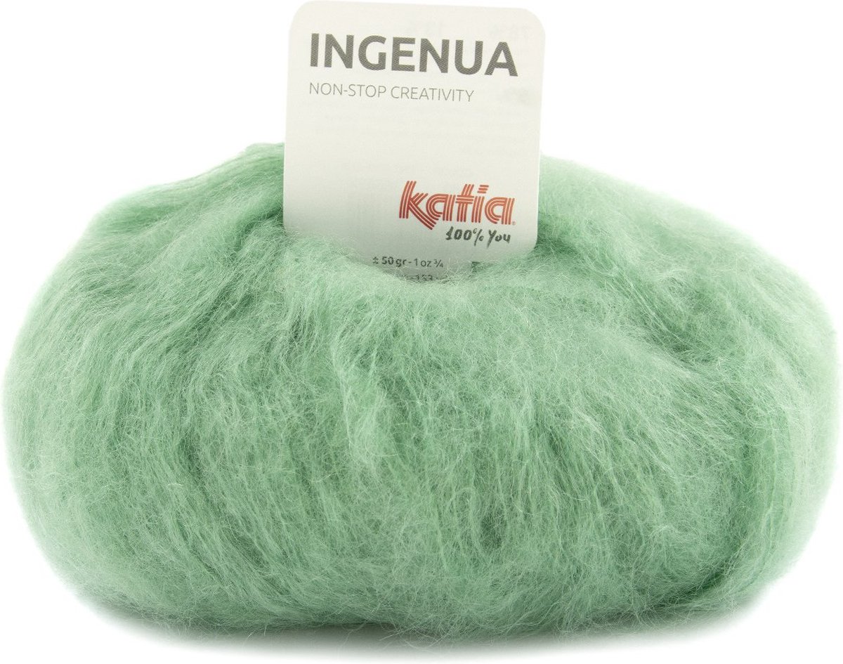 Katia Ingenua - 80 zeegroen - Mohair Garen