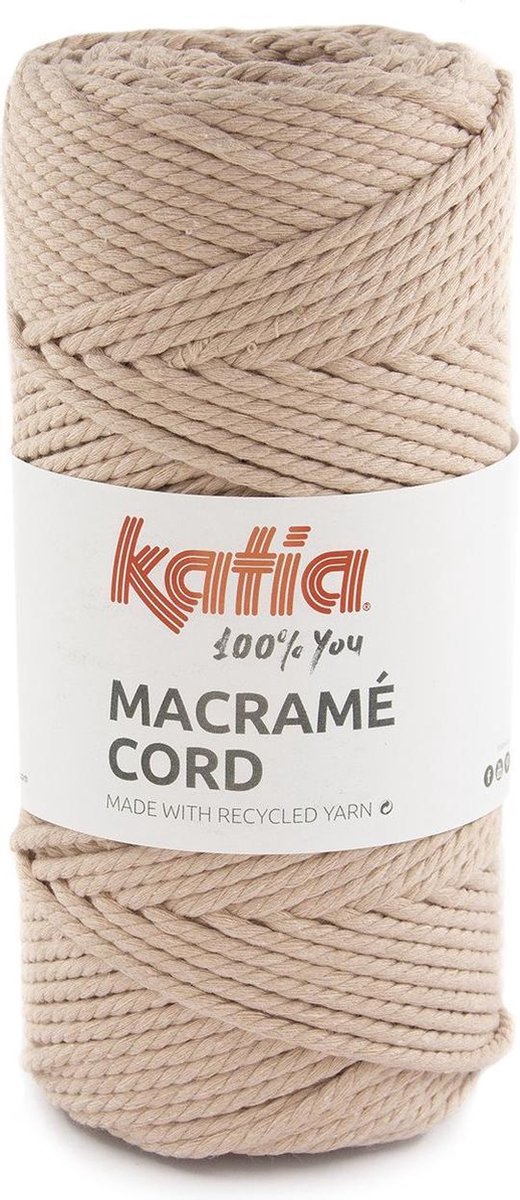 Katia Macrame Oud Roze - macrame koord - gerecycleerd getwijnd touw - voor macramé plantenhanger