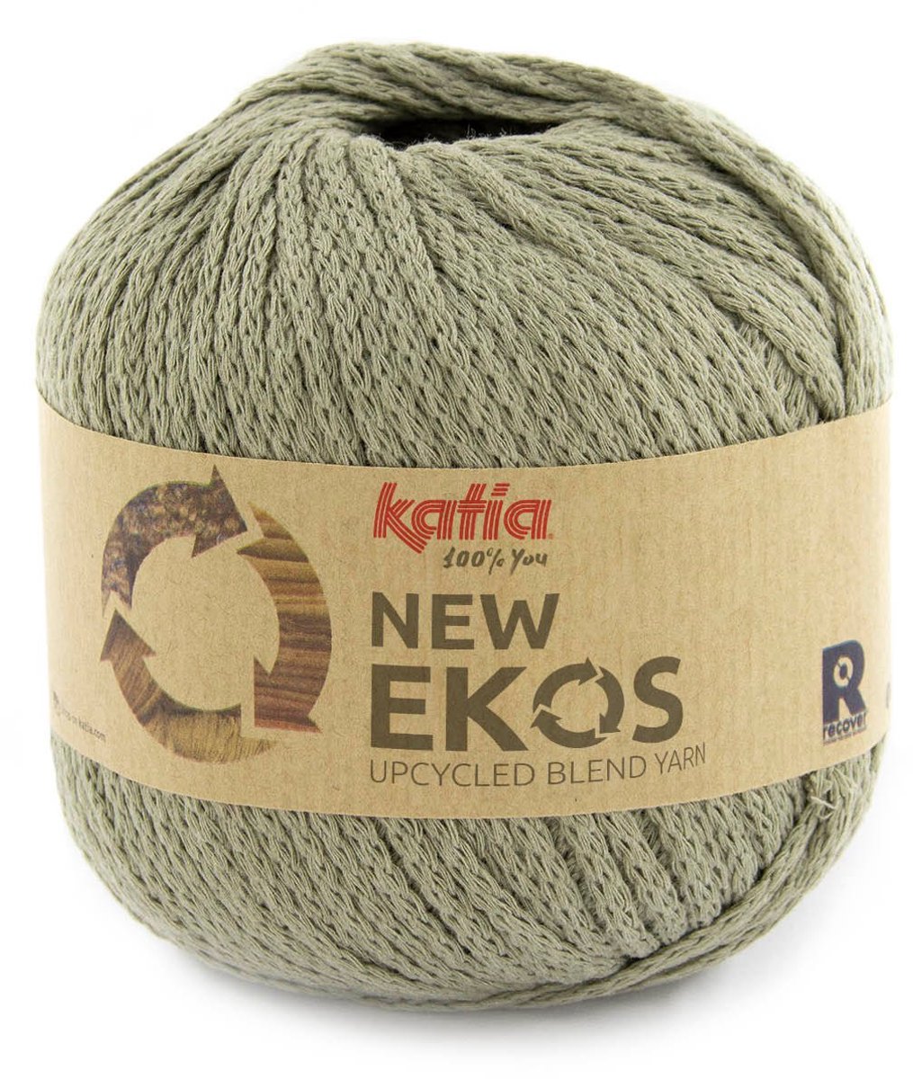 Katia New Ekos - 109 licht olijfgroen - Gerecycled Polyester/Katoen Garen