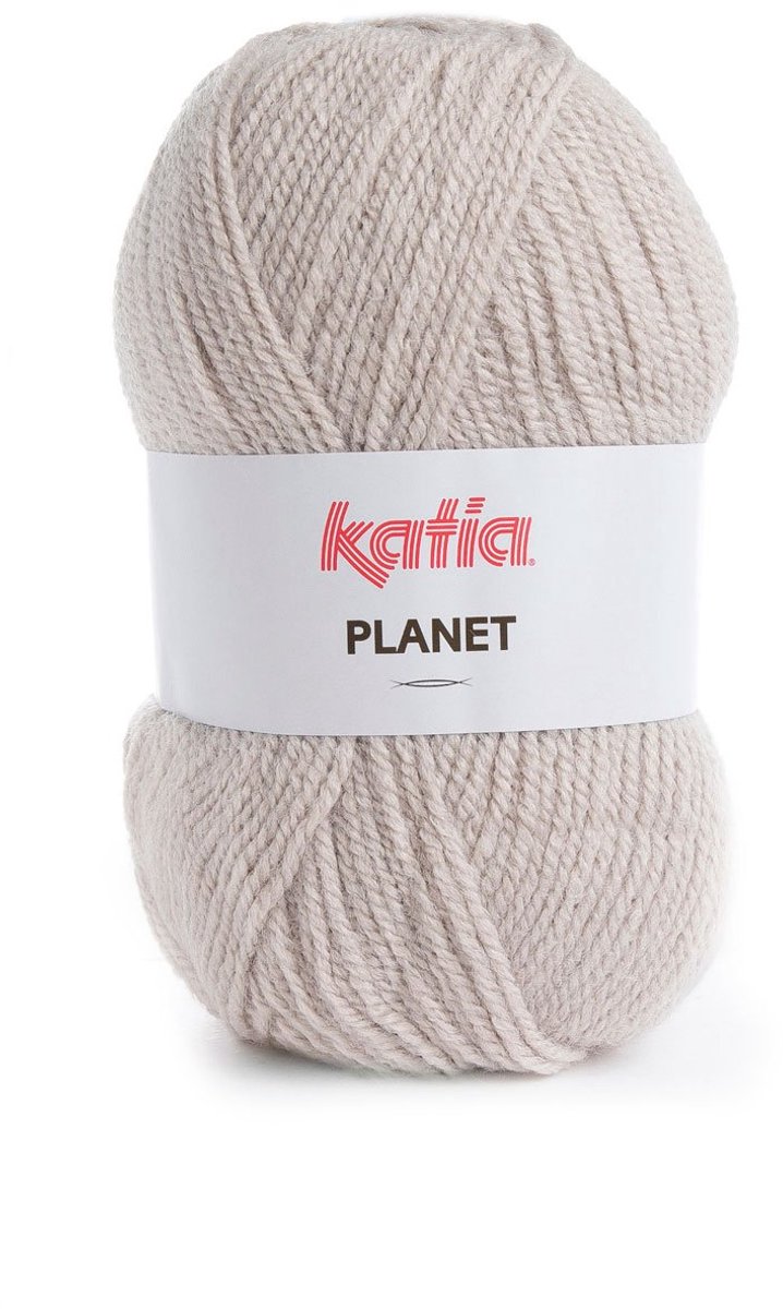 Katia Planet - 3989 steengrijs - Acryl Garen