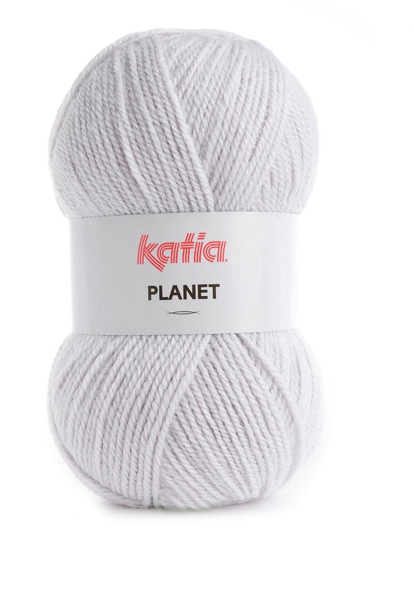 Katia Planet - 4009 parelgrijs - Acryl Garen