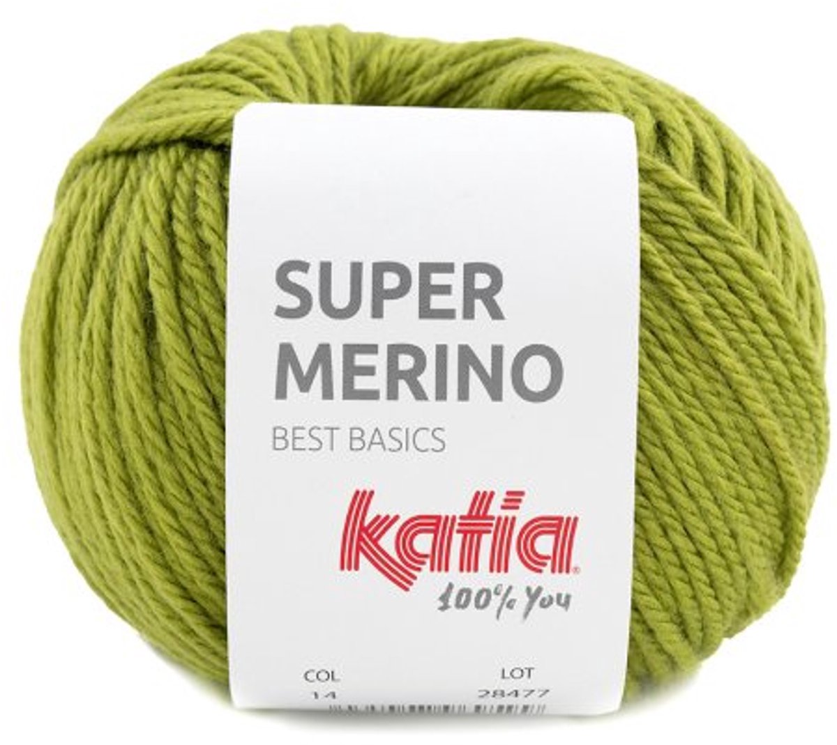 Katia Super Merino - 14 pistachegroen - Wol/Acryl Garen