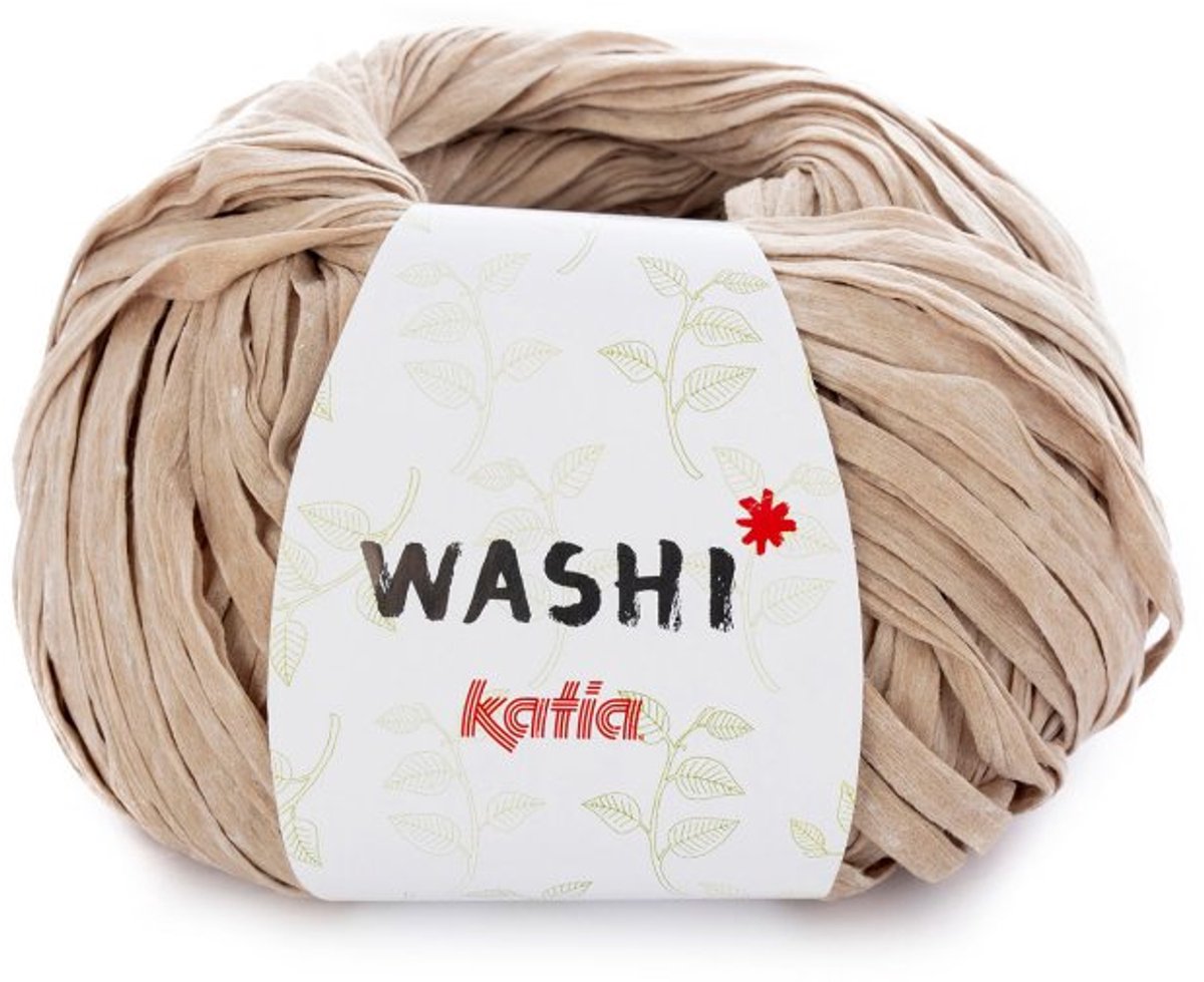 Katia Washi - 102 donkerbeige - Lintgaren