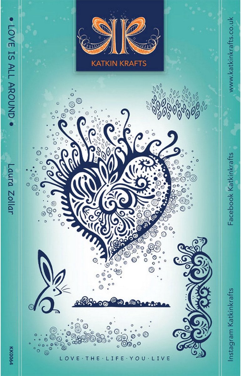 Katkin Krafts • Clear Stamp Set Love is All Around