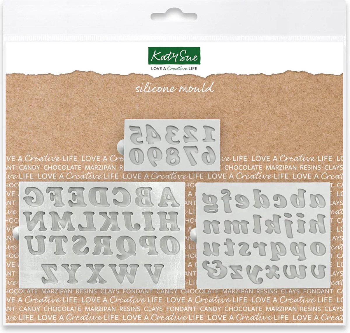 Katy Sue Mal Basis Cursief Alfabet en Cijfers set/3