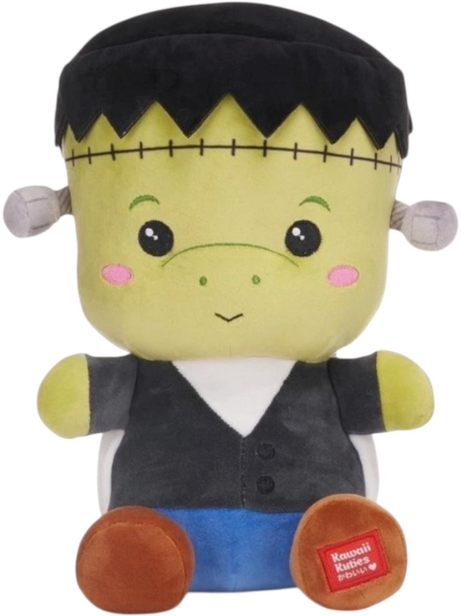 Halloween Kawaii Cuties - Frankenstein Schildpad knuffel - 32 cm - Pluche