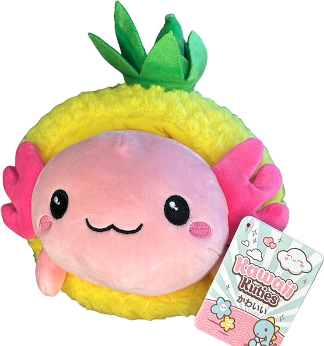 Kawaii Kuties pluche fruit Ananas, 32 cm.