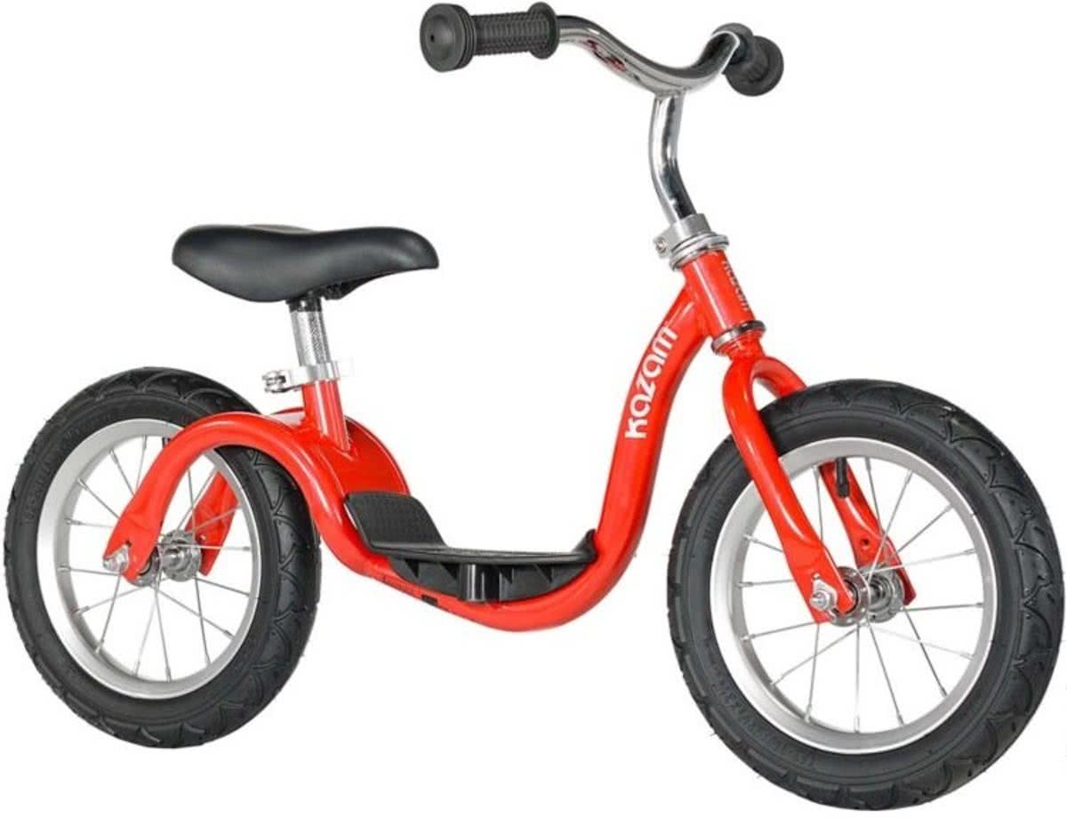 Kazam Loopfiets - Loopfiets - Jongens en meisjes - Rood - 12 Inch