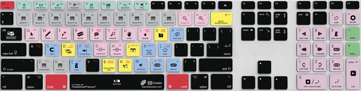 KB Covers Reason Keyboard Cover for Apple Magic Keyboard+Num - Apple toetsenbord cover