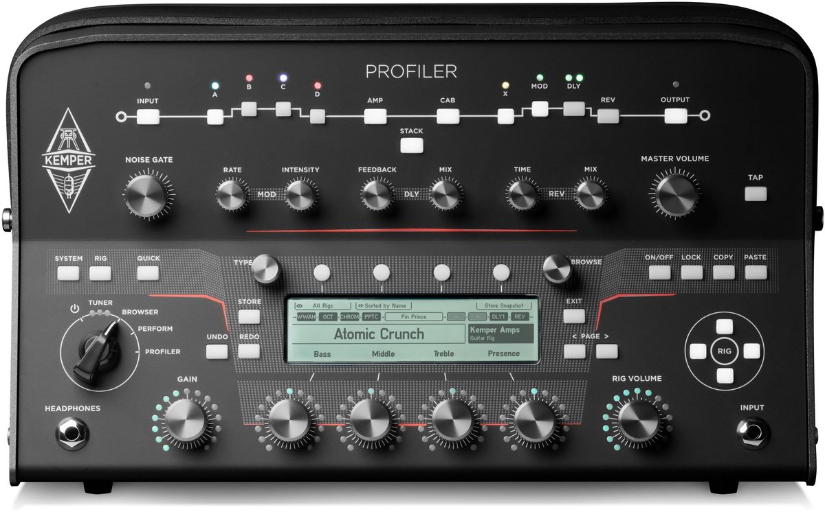 Kemper Profiler Head MK 2 - Modelingversterker top voor gitaren