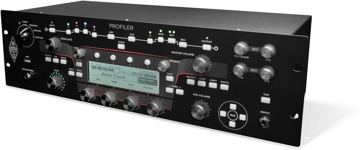 Kemper Profiler Rack MK 2 - Modelingversterker top voor gitaren