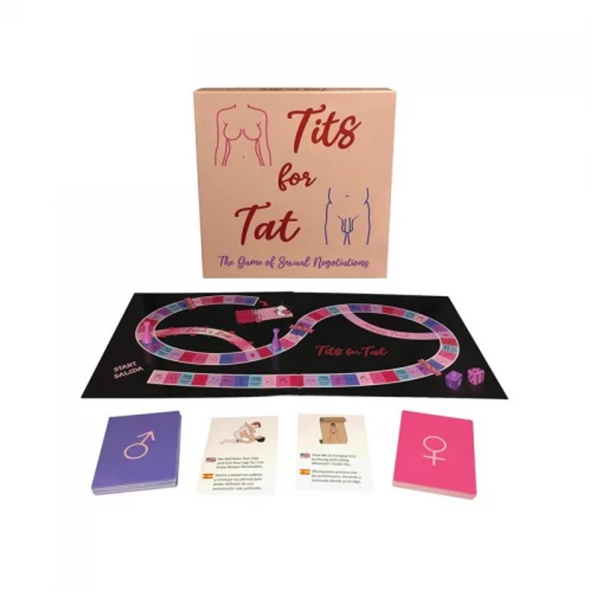 Tieten voor Tat bordspel