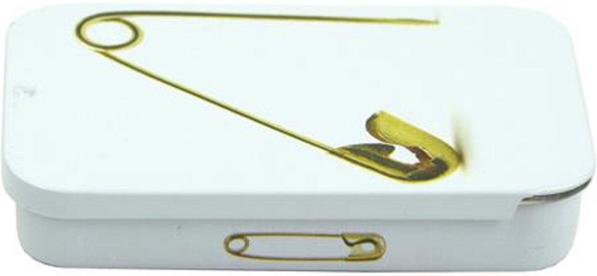 sluitspelden - veiligheidsspelden in blik goudkleur (100stuks)