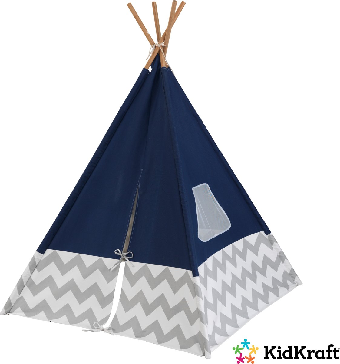 KidKraft Tipi Deluxe marineblauw - Tipi tent