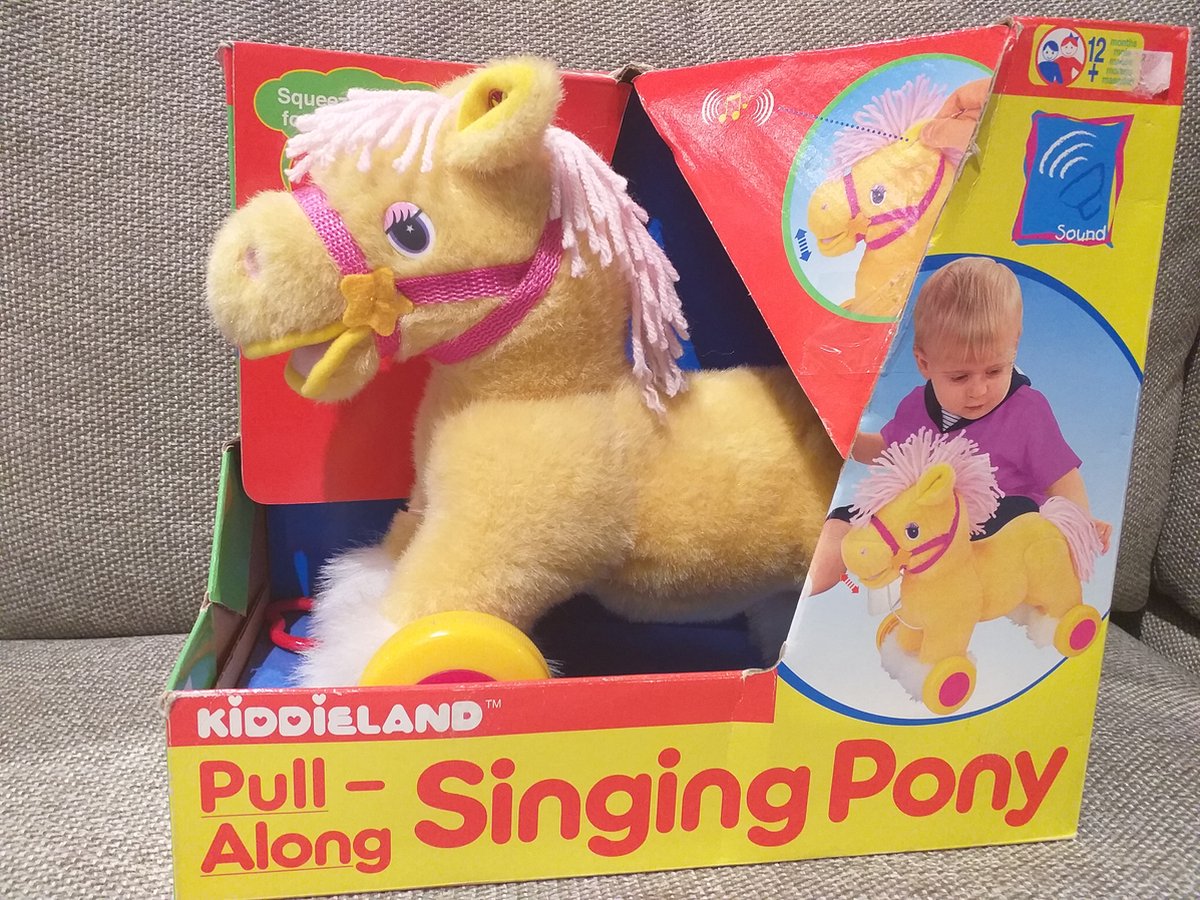 pull along Singing Pony - Kiddieland