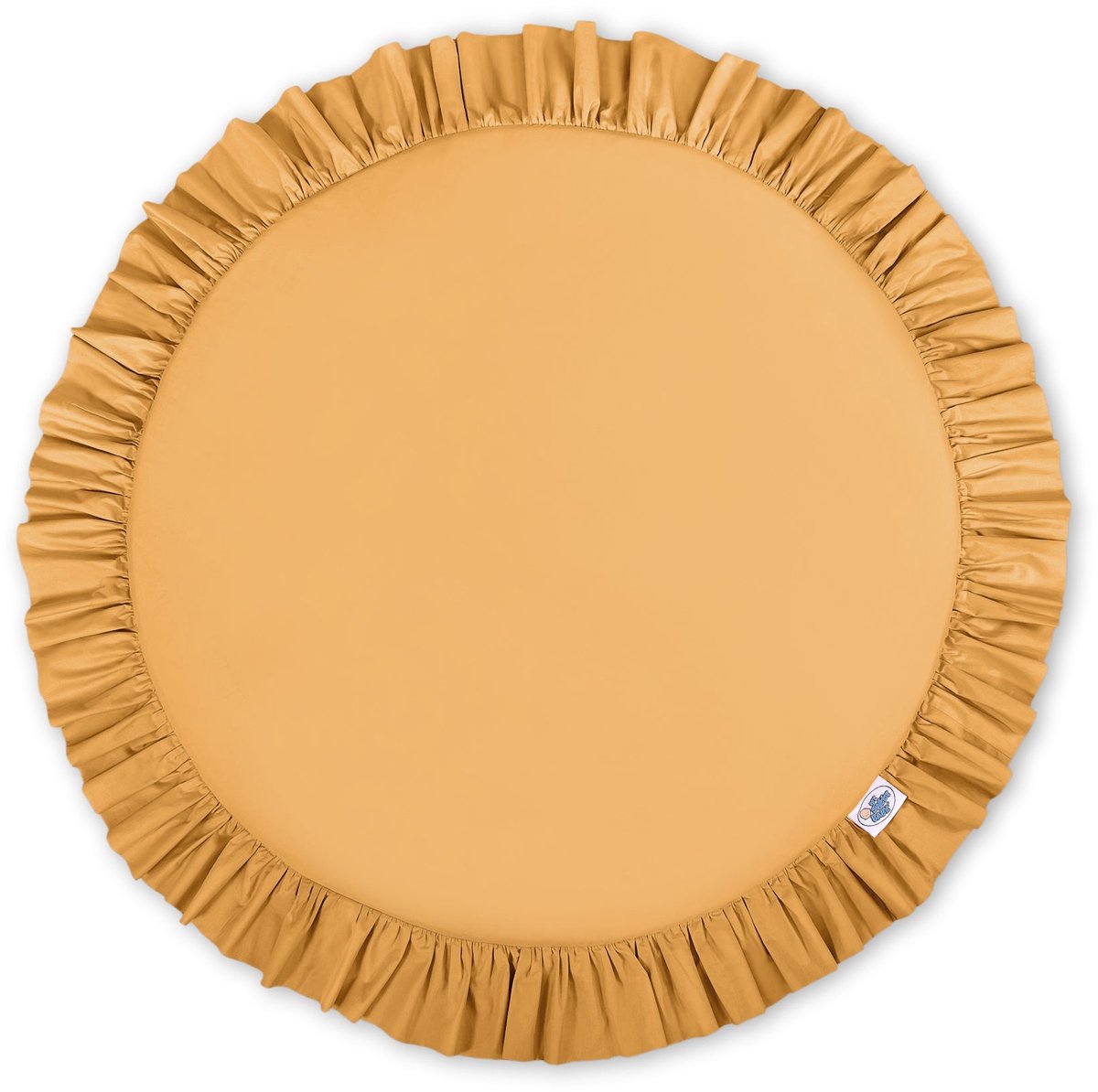 Dust Ruffle-Masking volants 120x60cm- Harten opknoping blauw