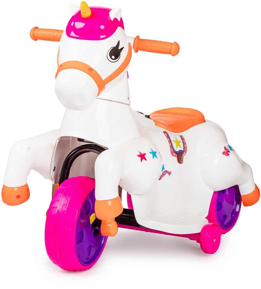 Kiddocruiser elektrisch speelgoedpaard 6v op accu - Accu voertuig