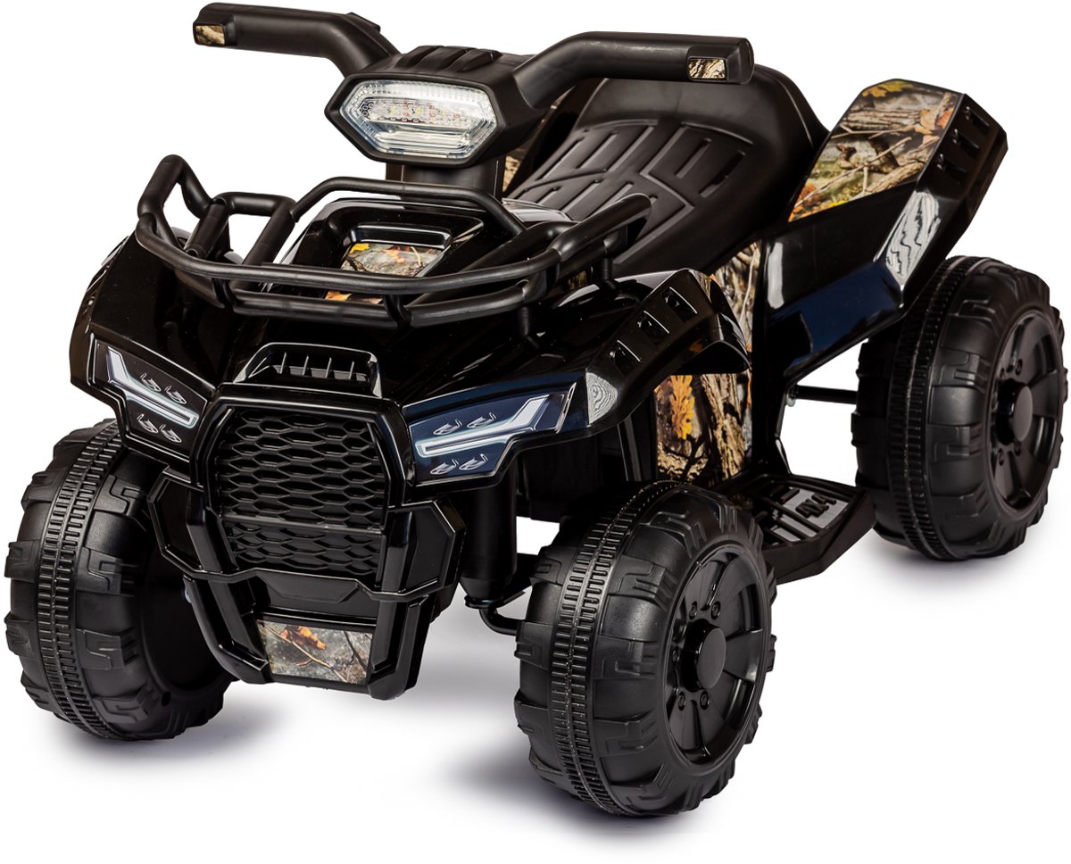 Kiddocruiser elektrische quad voor kinderen 6V zwart