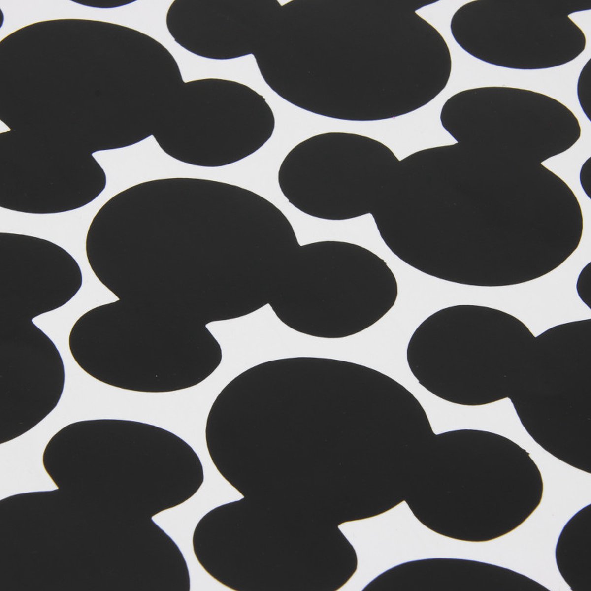 Mickey Mouse stickers (24)– Minnie Mouse stickers – Muurstickers Mickey Mouse – Minnie Mouse traktaties – Herbruikbaar en Overschrijfbaar - Kleur: Zwart