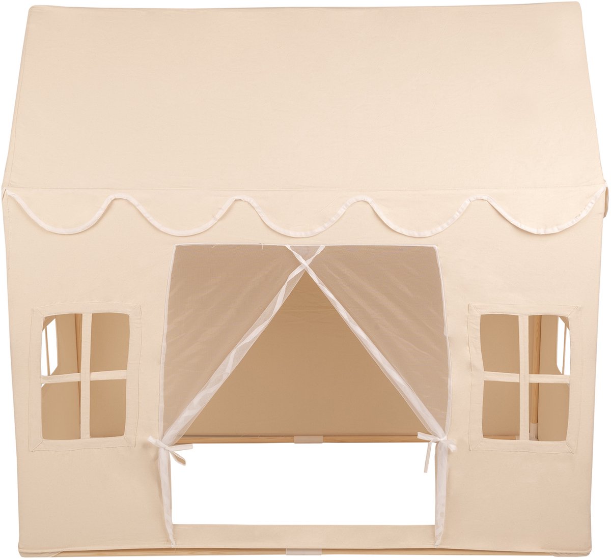   Speelhuis Kindertent Met 400 Ballen Voor Kinderen Kinderhuis Opvouwbaar Ontwerp Kindertent Indoor Creativiteit Kindertent Voor Binnen En Buiten Kinderkamer, Natuurlijke Kleur:Pastelblauw/Pastelgeel/Wit/Mint/Poederroze