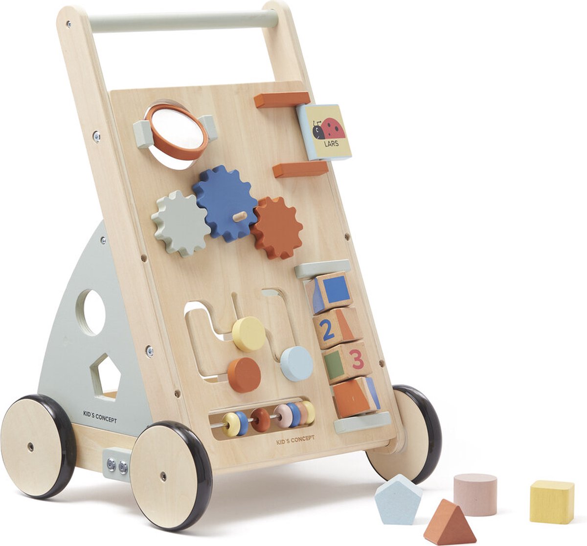 Kids concept baby loopwagen met activiteiten - edvin
