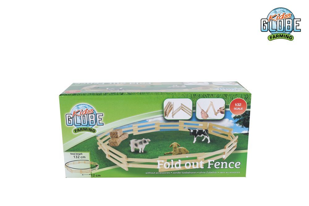 Kids Globe houten omheining hek 1:32 132cm