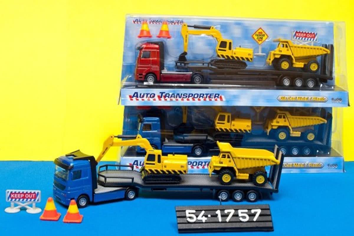 Kids globe Dieplader met materiaal