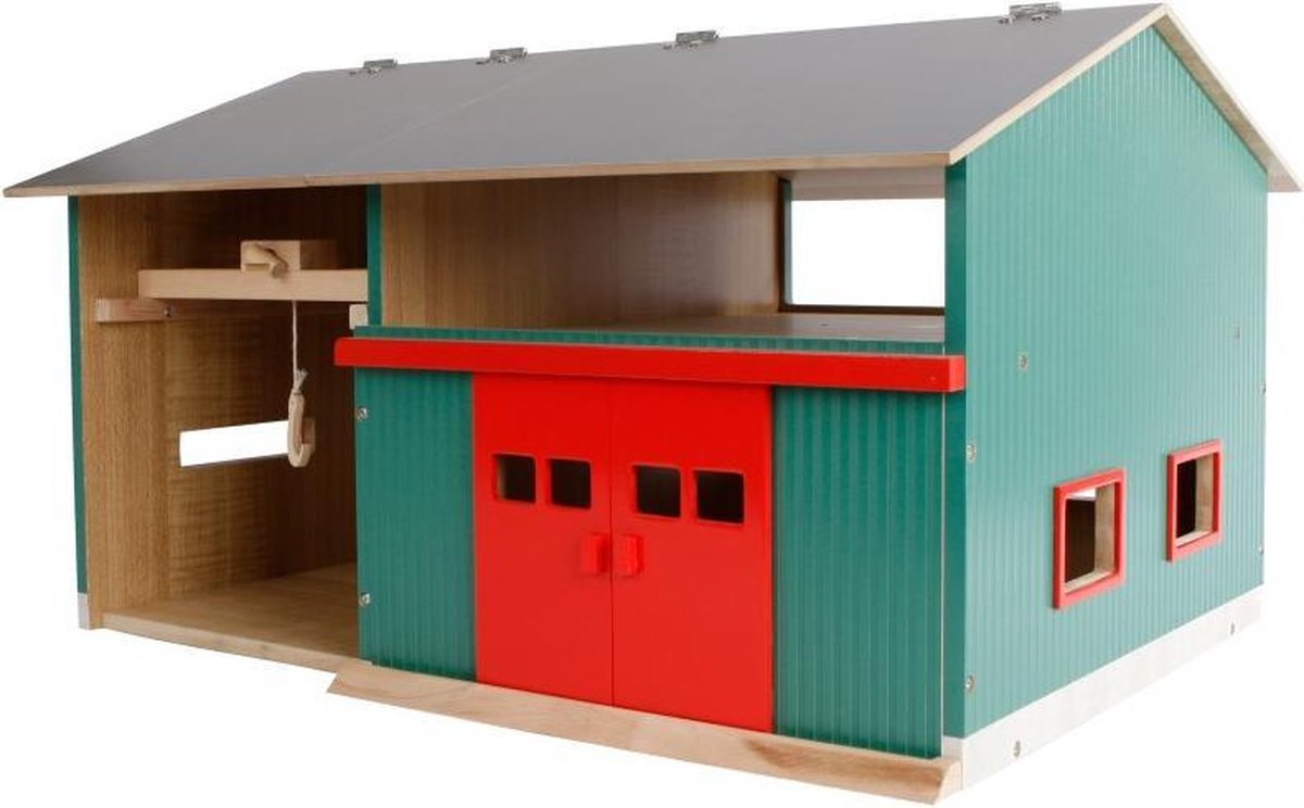 Werkplaats met berging Kids Globe: schaal 1:32