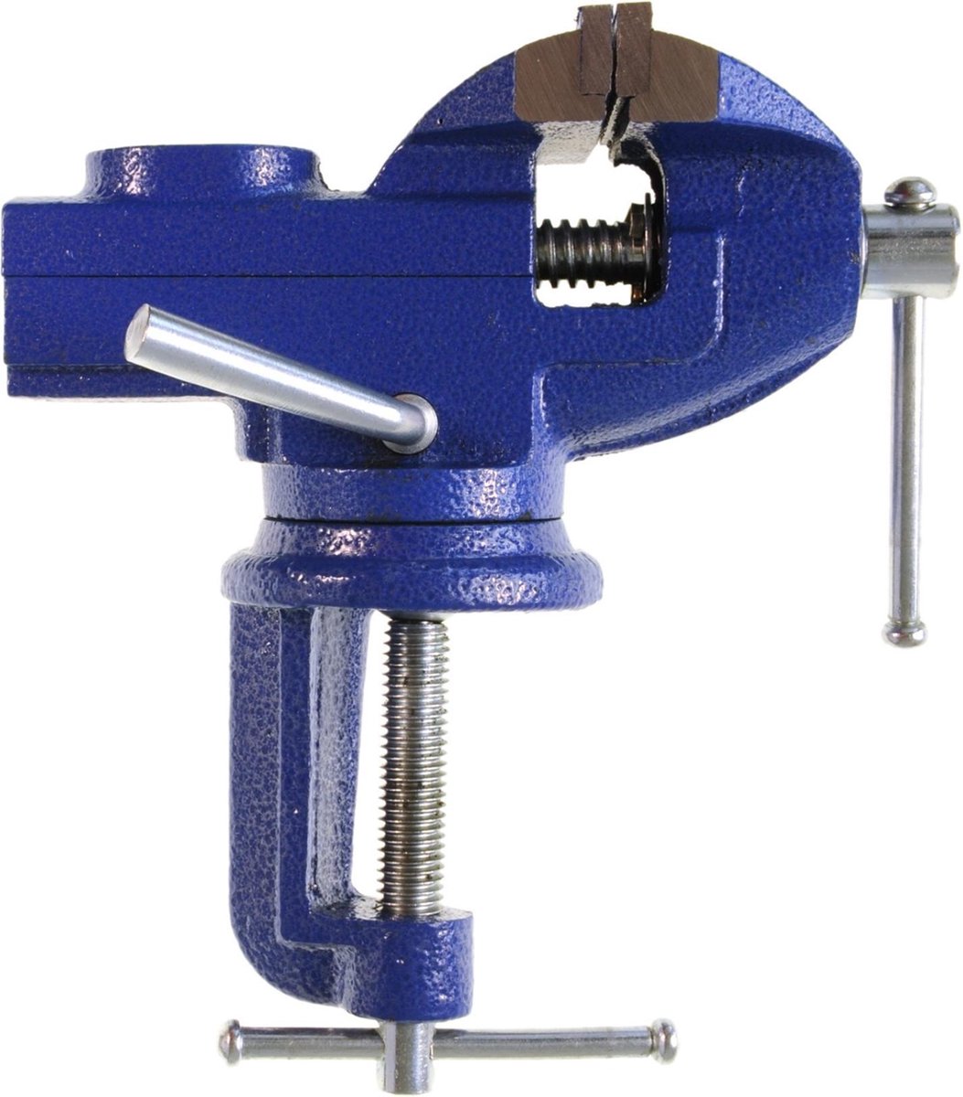 Kids At Work Bankschroef Kinderen Blauw 60 Mm