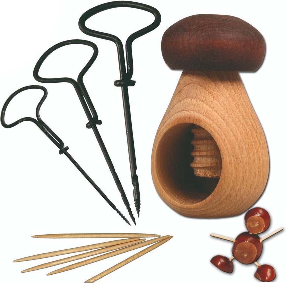 Kids At Work Kastanje Knutselset Bruin