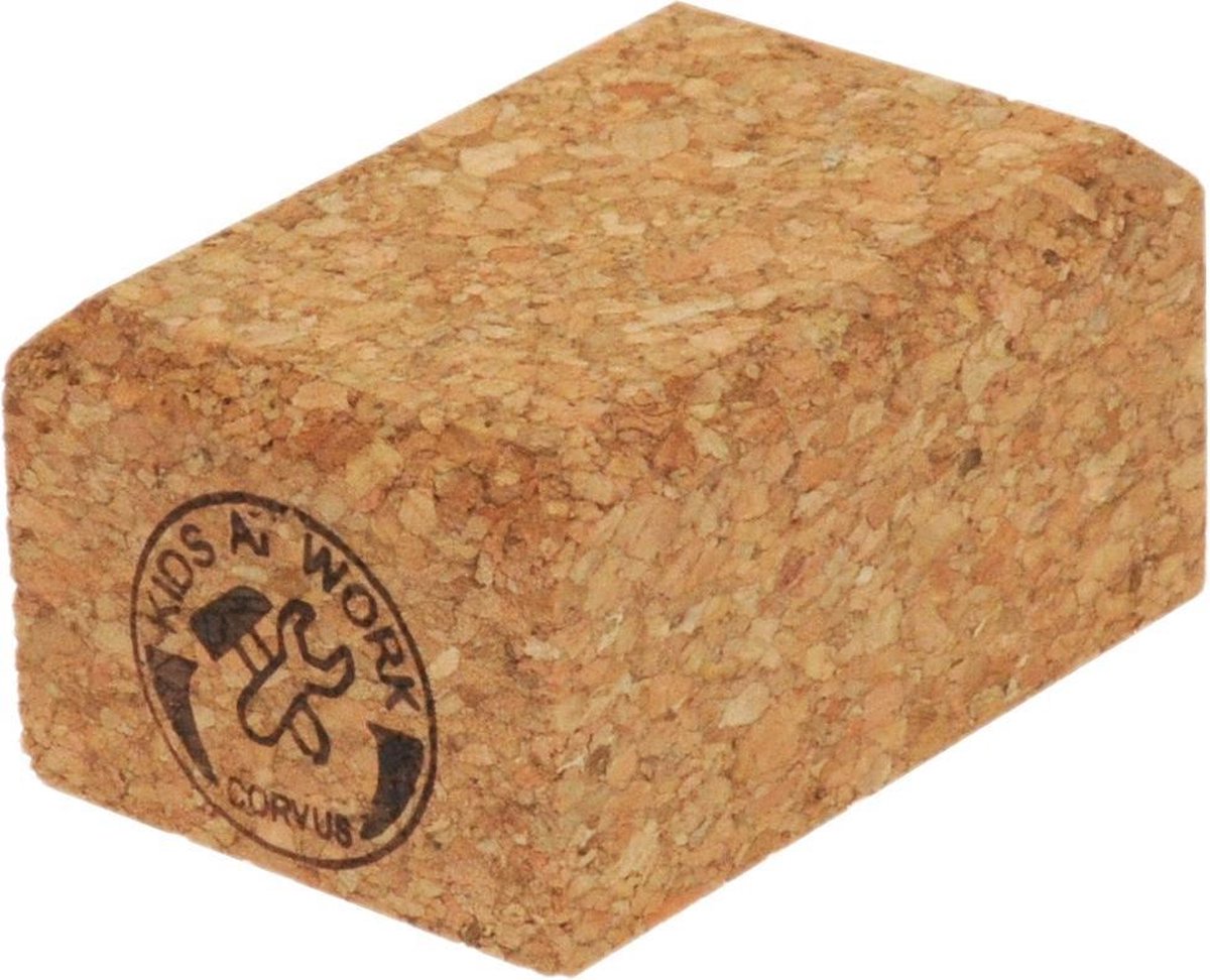 Kids At Work Schuurblokset Lichtbruin 5 Stuks