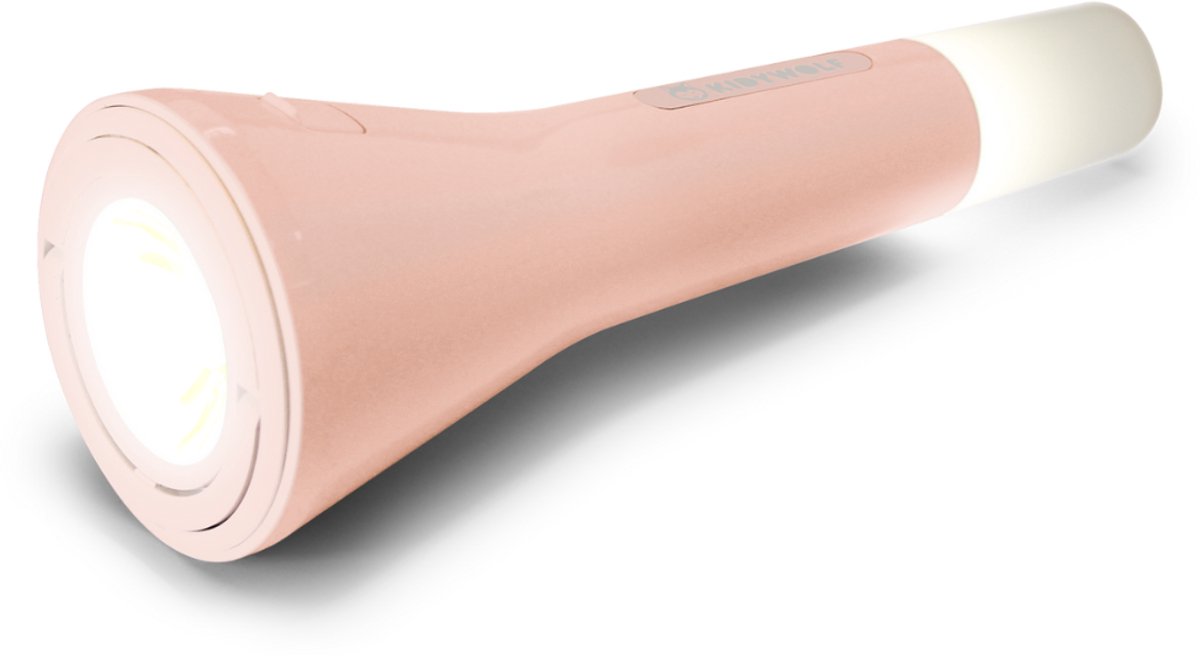 Kidywolf Flashlight Zaklamp - multifunctioneel - 3 lampfuncties - nude
