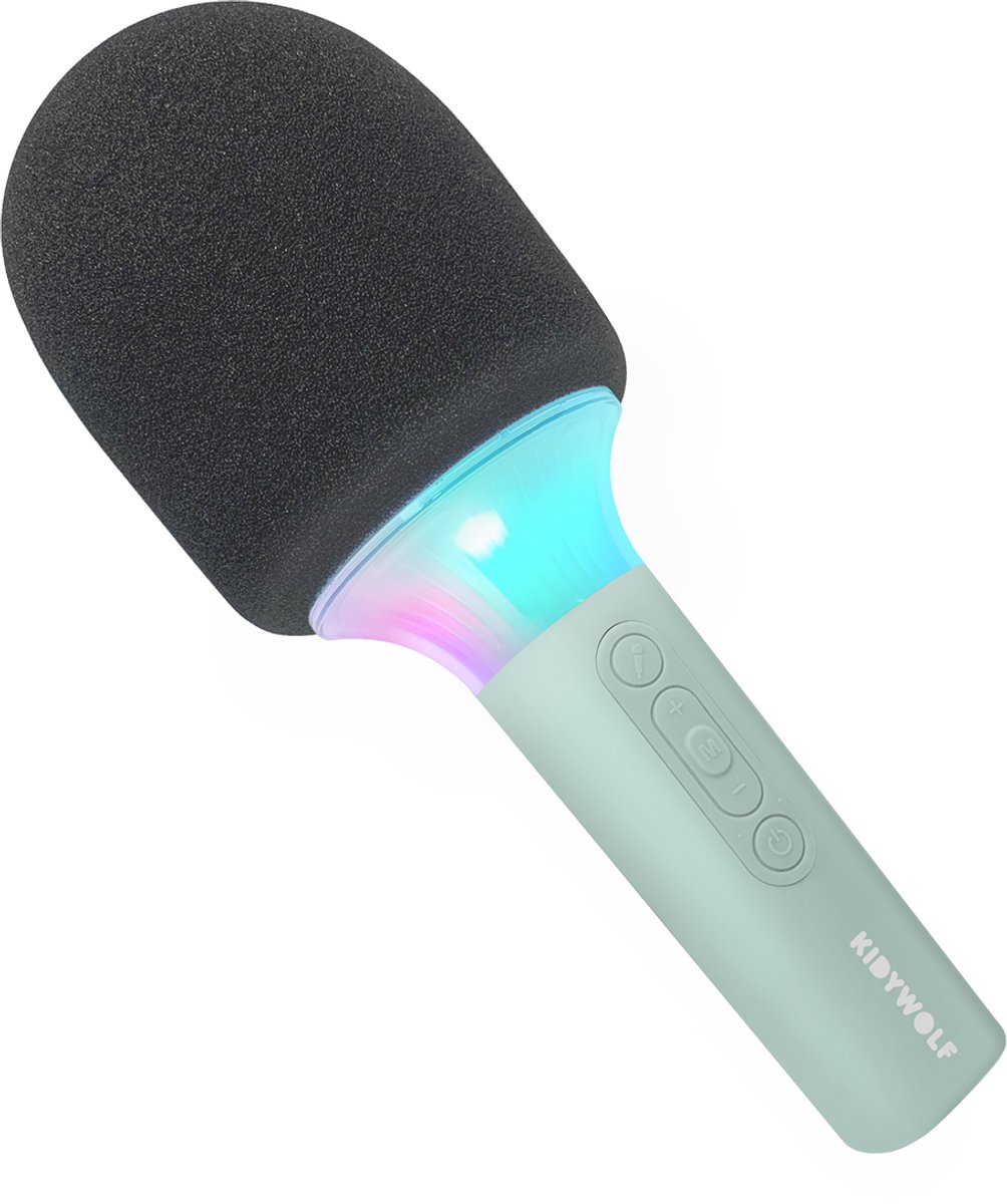Kidywolf Karaoke microfoon - Vervormer, luidspreker en meer - Groen