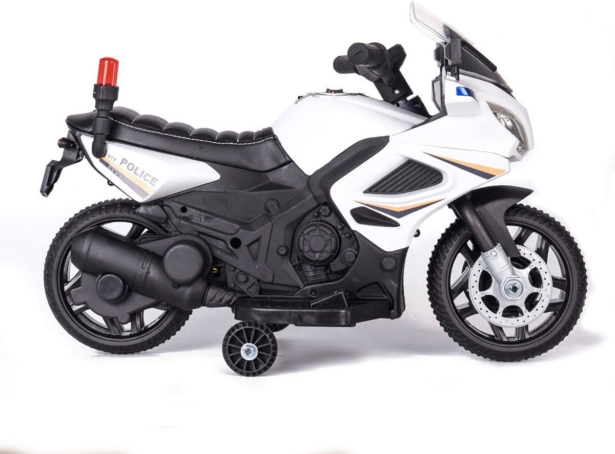   Politiemotor - Elektrische Kindermotor - Inclusief Sirene