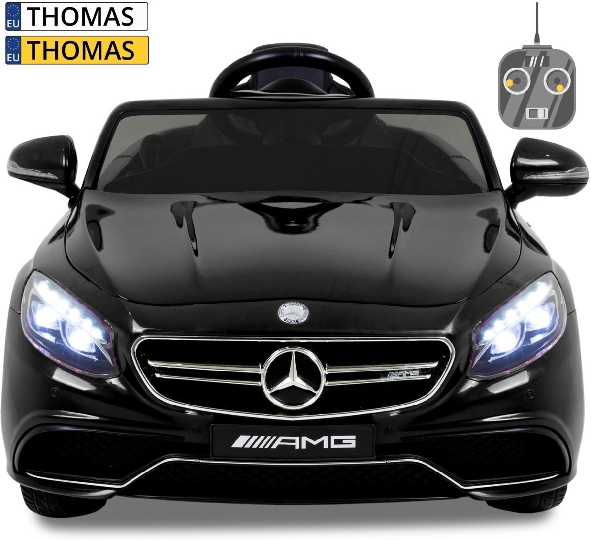 Mercedes kinderauto S63 AMG zwart