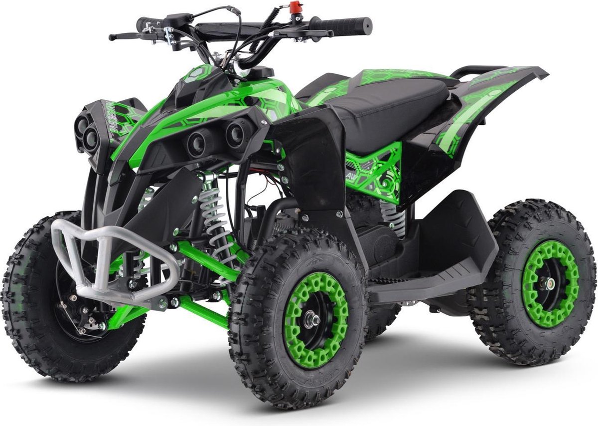 Outlaw kinderquad op benzine - 110cc - Groen