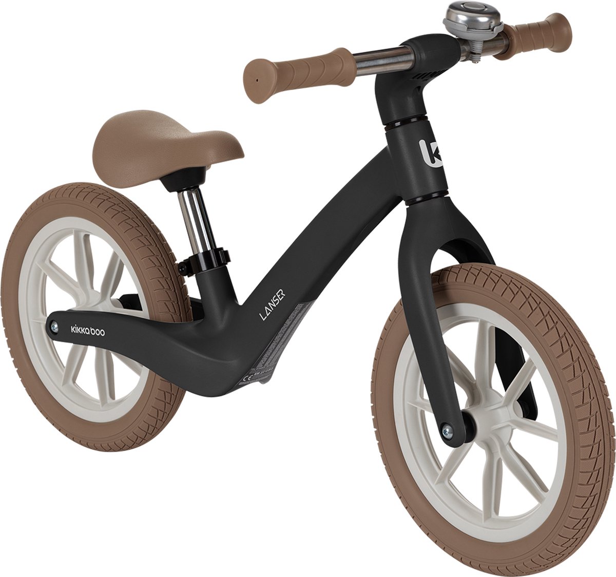 Kikkaboo Lanser Loopfiets - Zwart