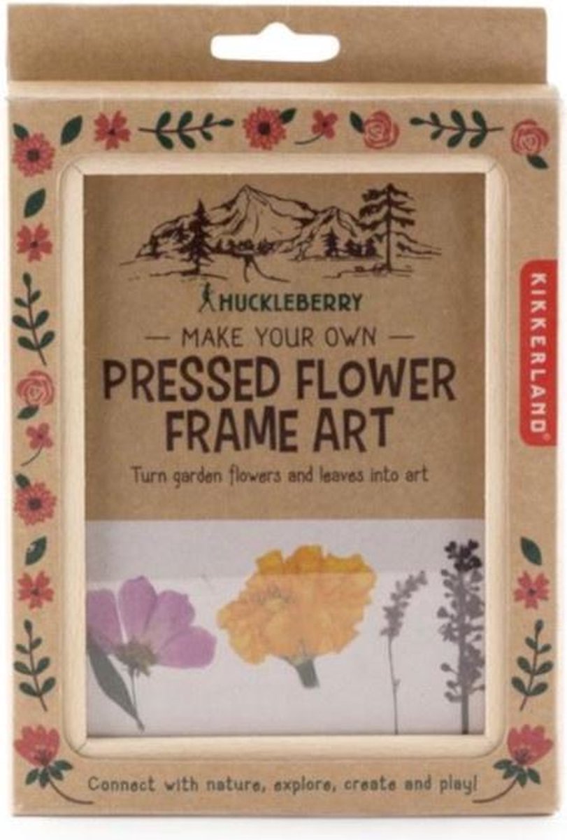 Kikkerland Maak Je Eigen Herbariumlijst 13 X 17 Cm Hout Naturel