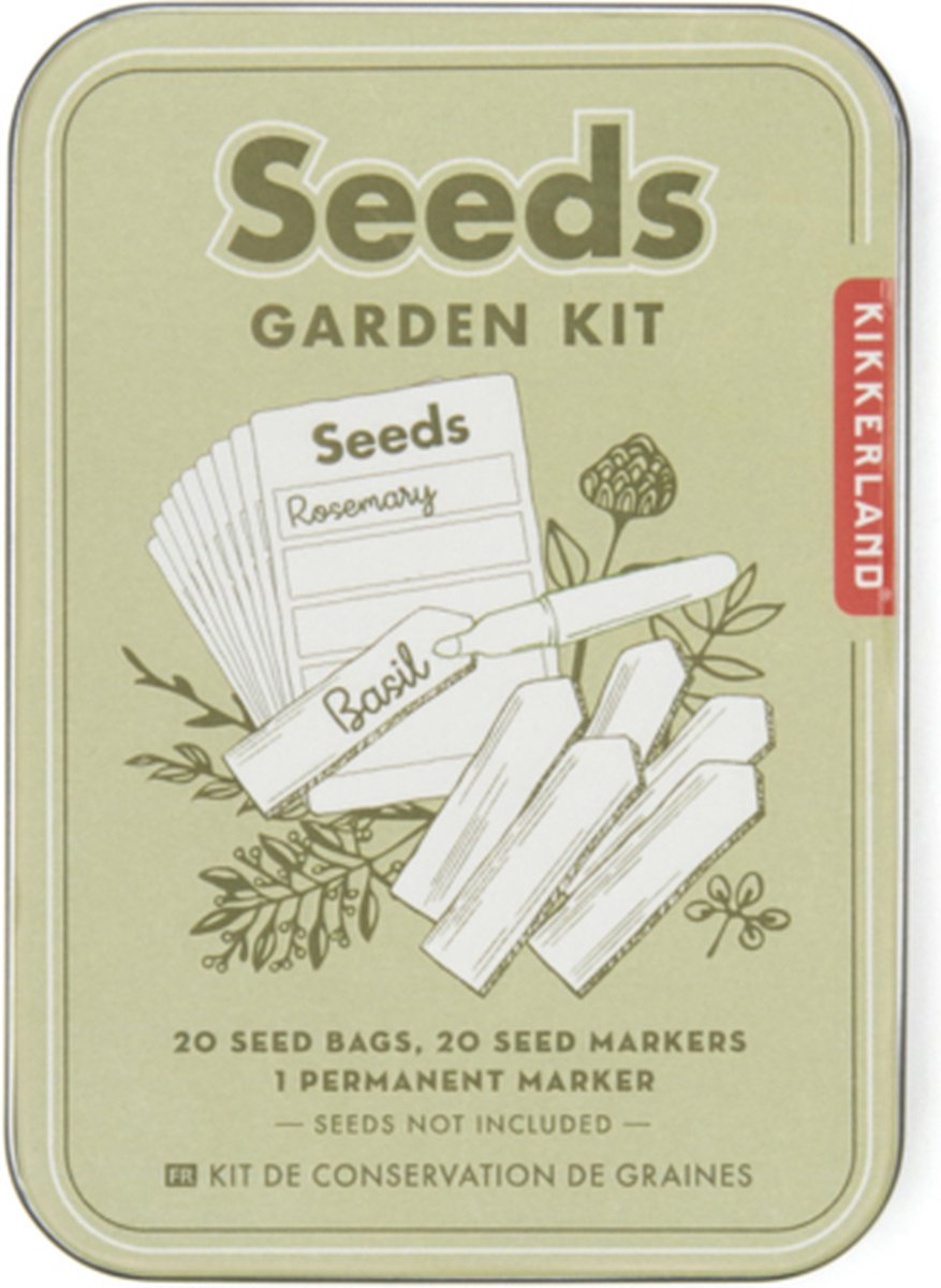 Kikkerland Tuinzaden Kit.