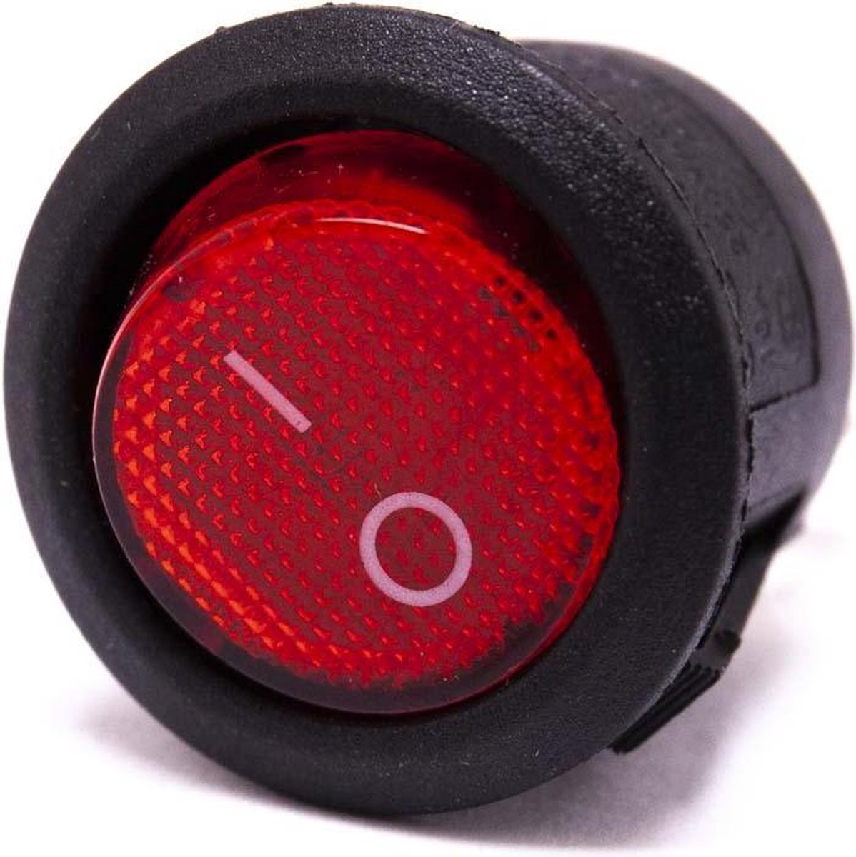 Aan uit schakelaar voor elektrische kinderauto (rood rond)