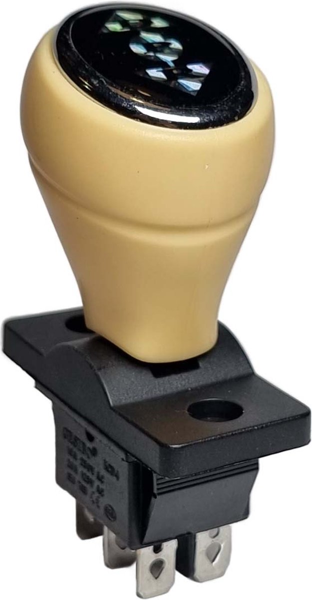 Versnellingspook vooruit stop achteruit met schroefgaten wit